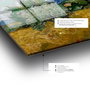 Wallity Cuadro Decorativo de Vidrio Templado Multicolor 70 x 100 cm